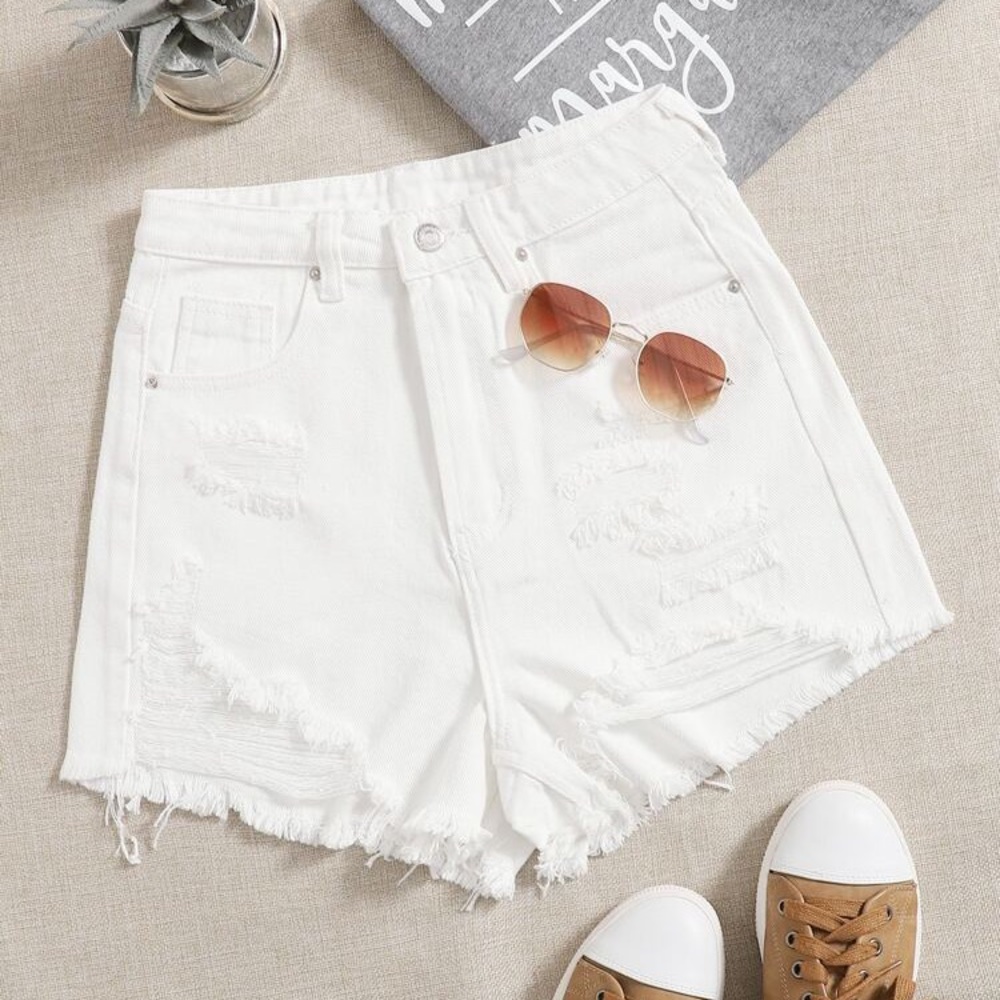 Denim shorts